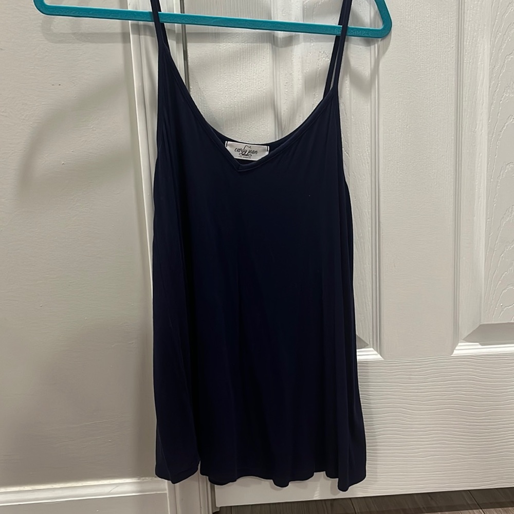 Carly Jean Los Angeles CJ’s Favorite Spaghetti Strap, Navy